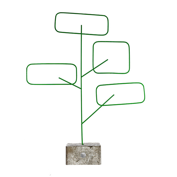 Sculpture métal arbre "Le Persistance" coté